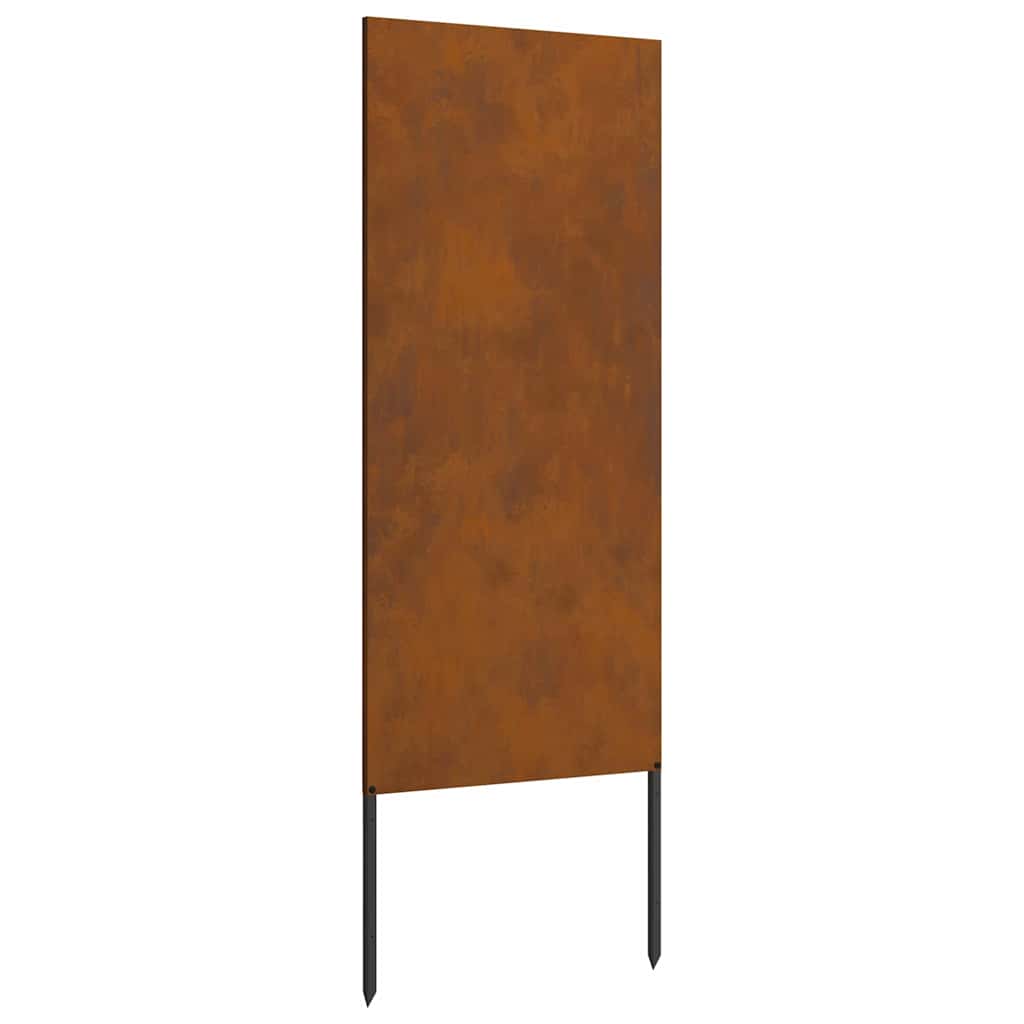 Pannello Decorativo da Giardino Altro Ruggine 50 x 140 cm