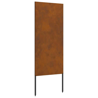 Pannello Decorativo da Giardino Altro Ruggine 50 x 140 cm