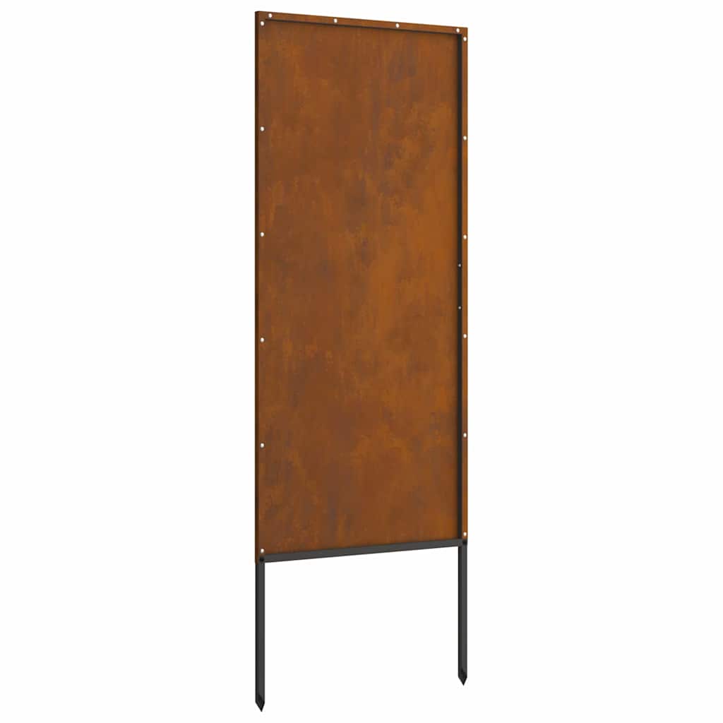 Pannello Decorativo da Giardino Altro Ruggine 50 x 140 cm
