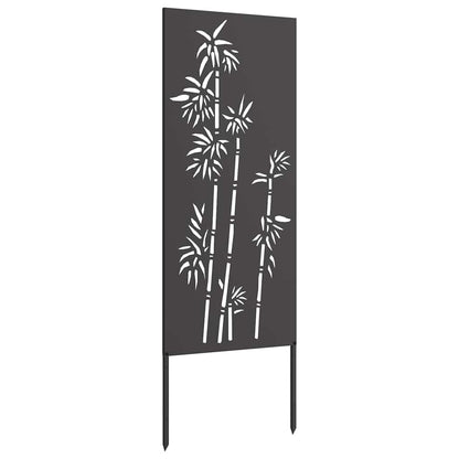 Schermo per privacy in giardino Floreale Nero 50 x 140 cm