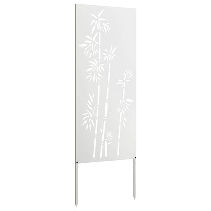 Schermo per privacy in giardino Floreale Bianco 50 x 140 cm