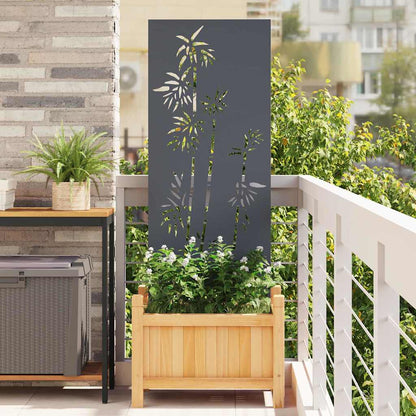 Schermo per privacy in giardino Floreale Antracite 50 x 140 cm
