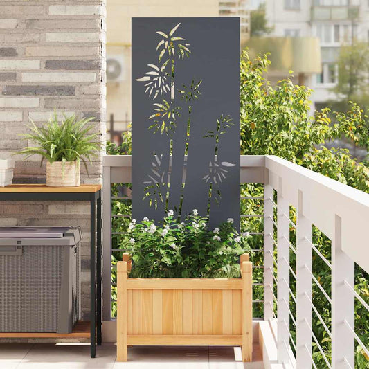 Schermo per privacy in giardino Floreale Antracite 50 x 140 cm