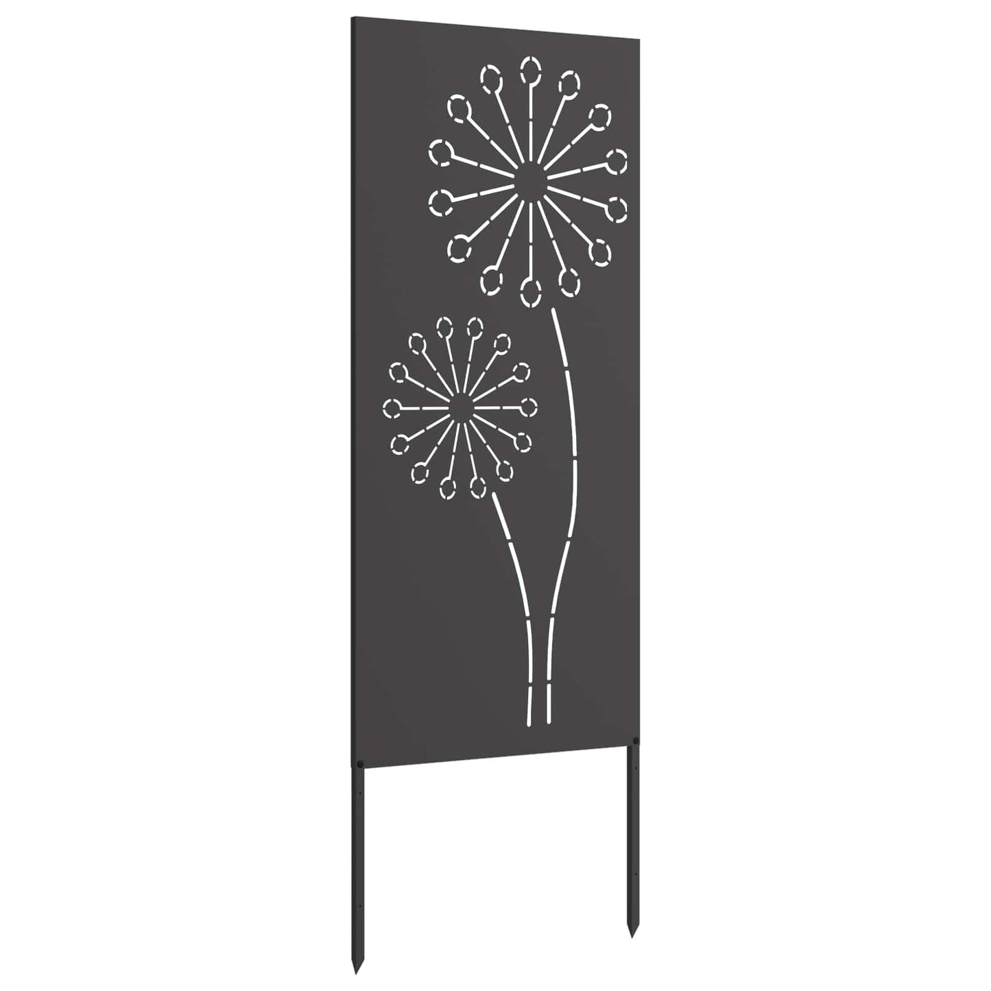 Schermo per privacy in giardino Traforo Nero 50 x 140 cm | homemem39