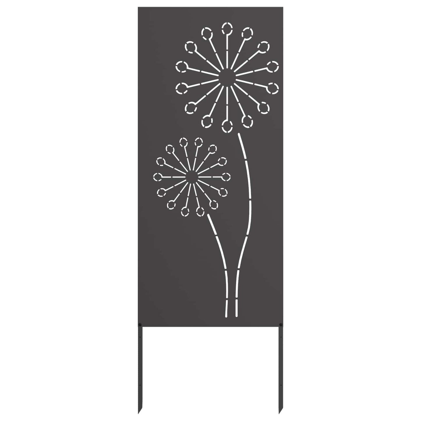 Schermo per privacy in giardino Traforo Nero 50 x 140 cm | homemem39