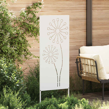 Schermo per privacy in giardino Traforo Bianco 50 x 140 cm | homemem39