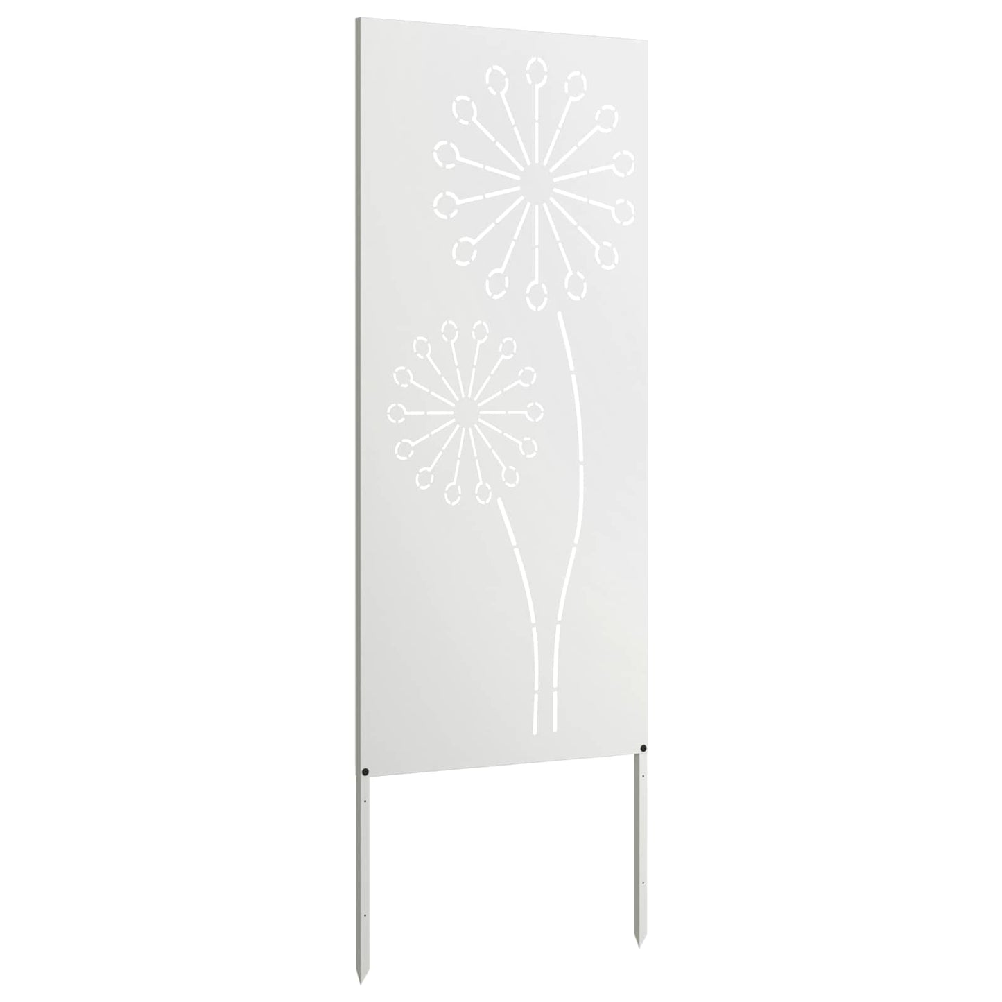 Schermo per privacy in giardino Traforo Bianco 50 x 140 cm | homemem39