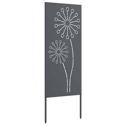 Schermo per privacy in giardino Traforo Antracite 50 x 140 cm | homemem39