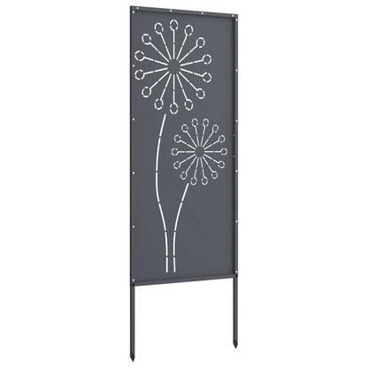 Schermo per privacy in giardino Traforo Antracite 50 x 140 cm | homemem39