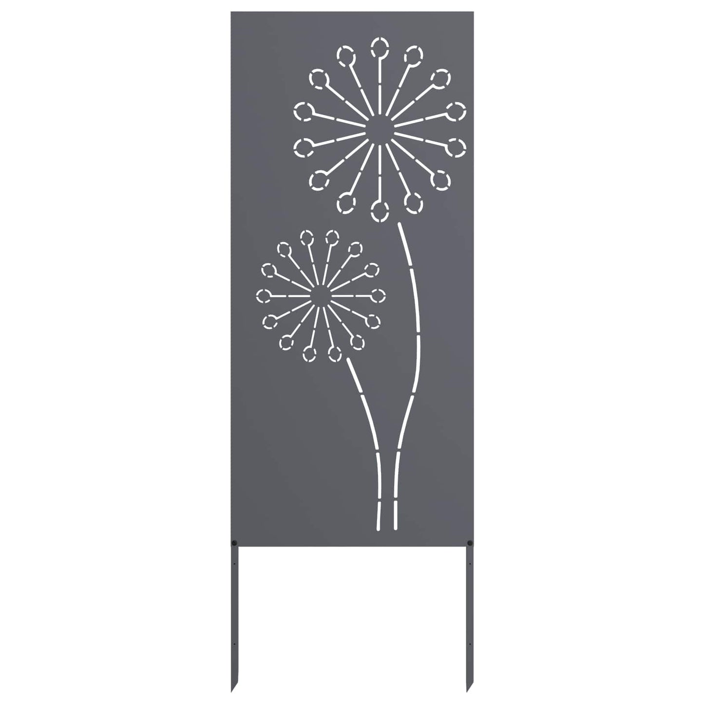 Schermo per privacy in giardino Traforo Antracite 50 x 140 cm | homemem39