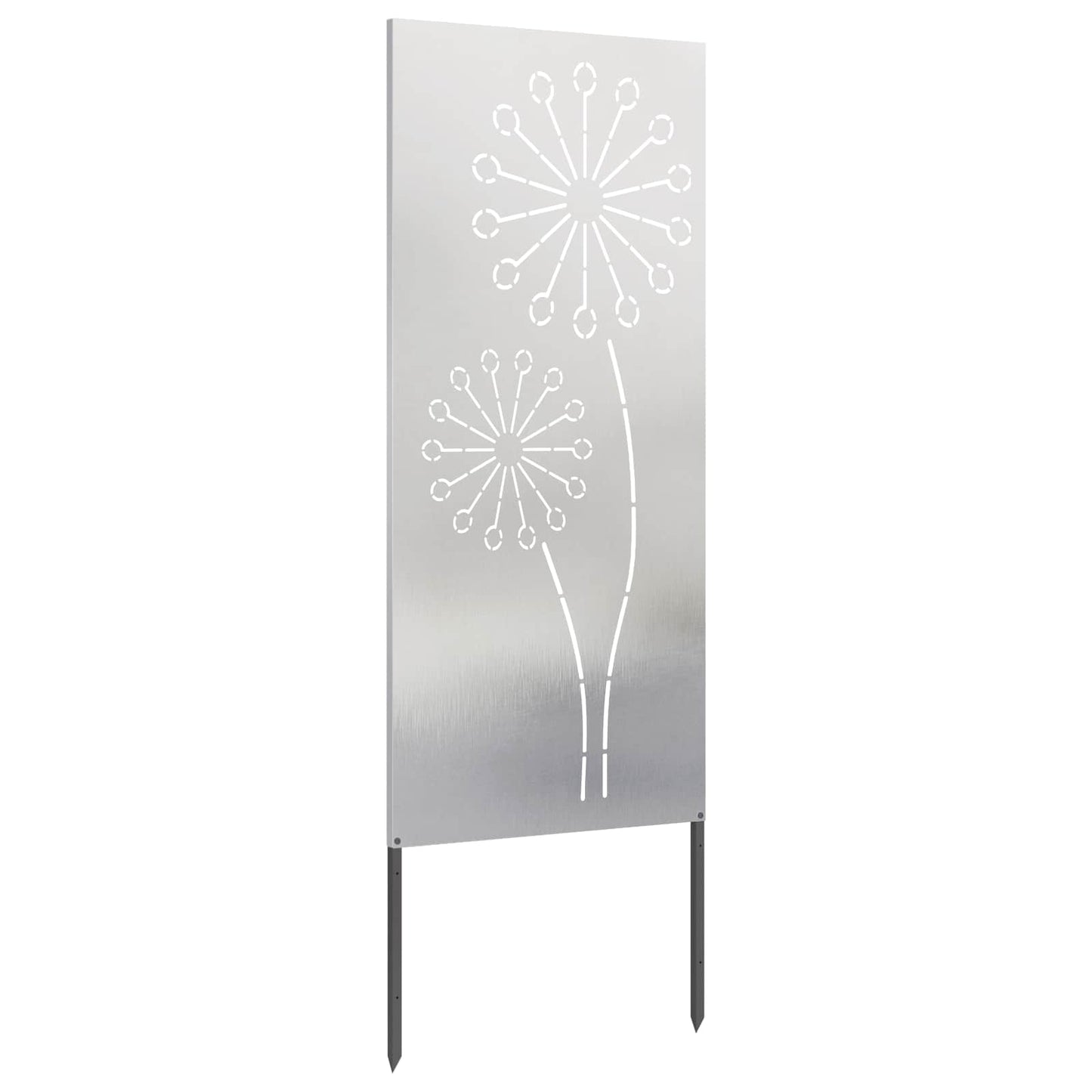 Schermo per privacy in giardino Traforo Argento 50 x 140 cm | homemem39
