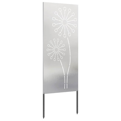 Schermo per privacy in giardino Traforo Argento 50 x 140 cm | homemem39