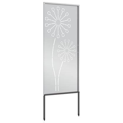 Schermo per privacy in giardino Traforo Argento 50 x 140 cm | homemem39