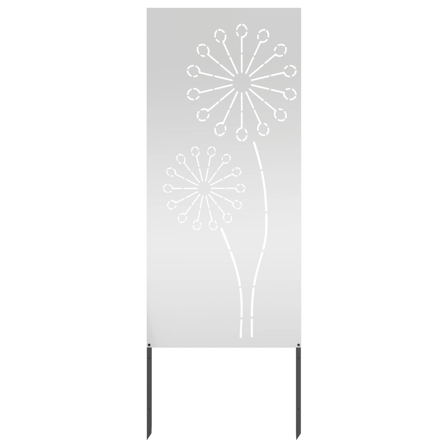Schermo per privacy in giardino Traforo Argento 50 x 140 cm | homemem39