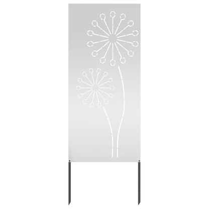 Schermo per privacy in giardino Traforo Argento 50 x 140 cm | homemem39