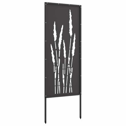 Pannello Decorativo da Giardino Nero 50 x 140 cm