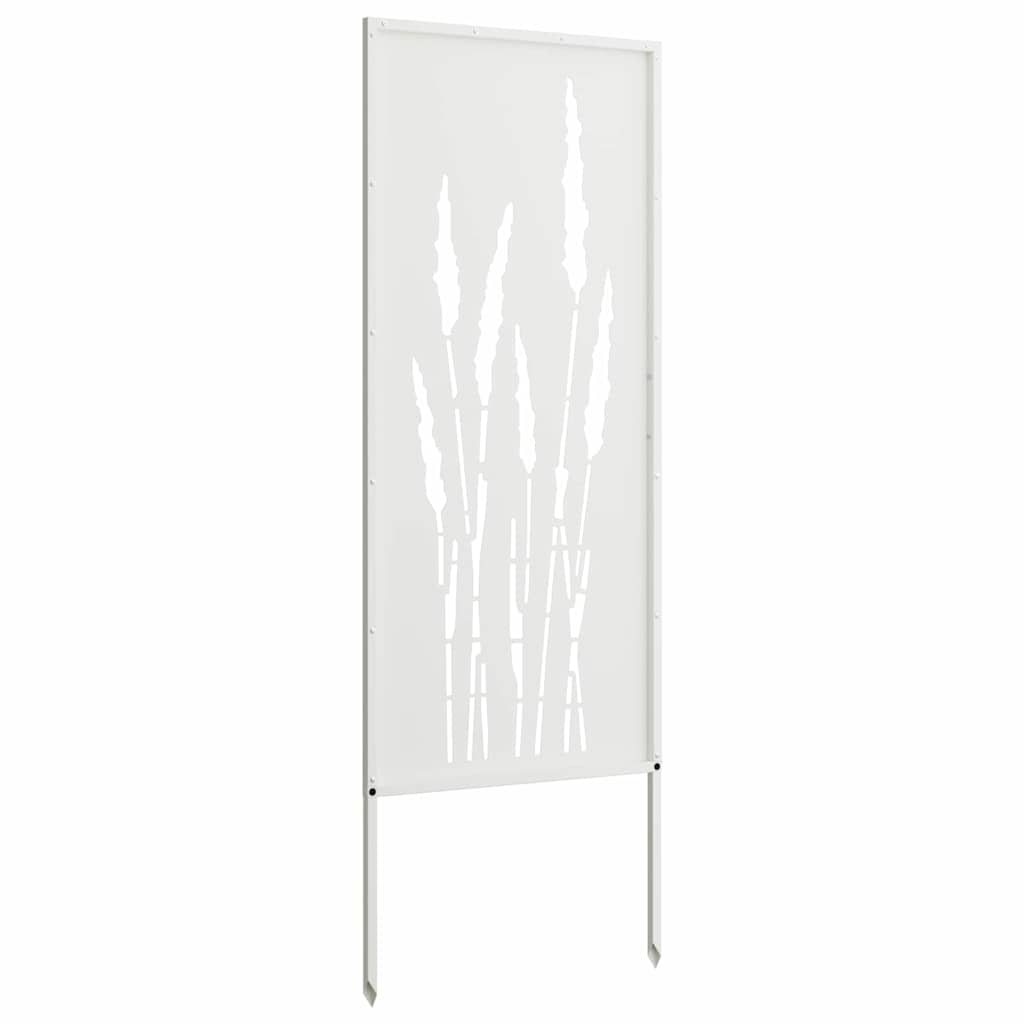 Schermo per privacy in giardino Floreale Bianco 50 x 140 cm