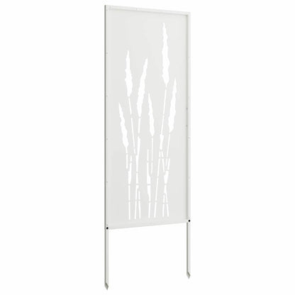 Schermo per privacy in giardino Floreale Bianco 50 x 140 cm