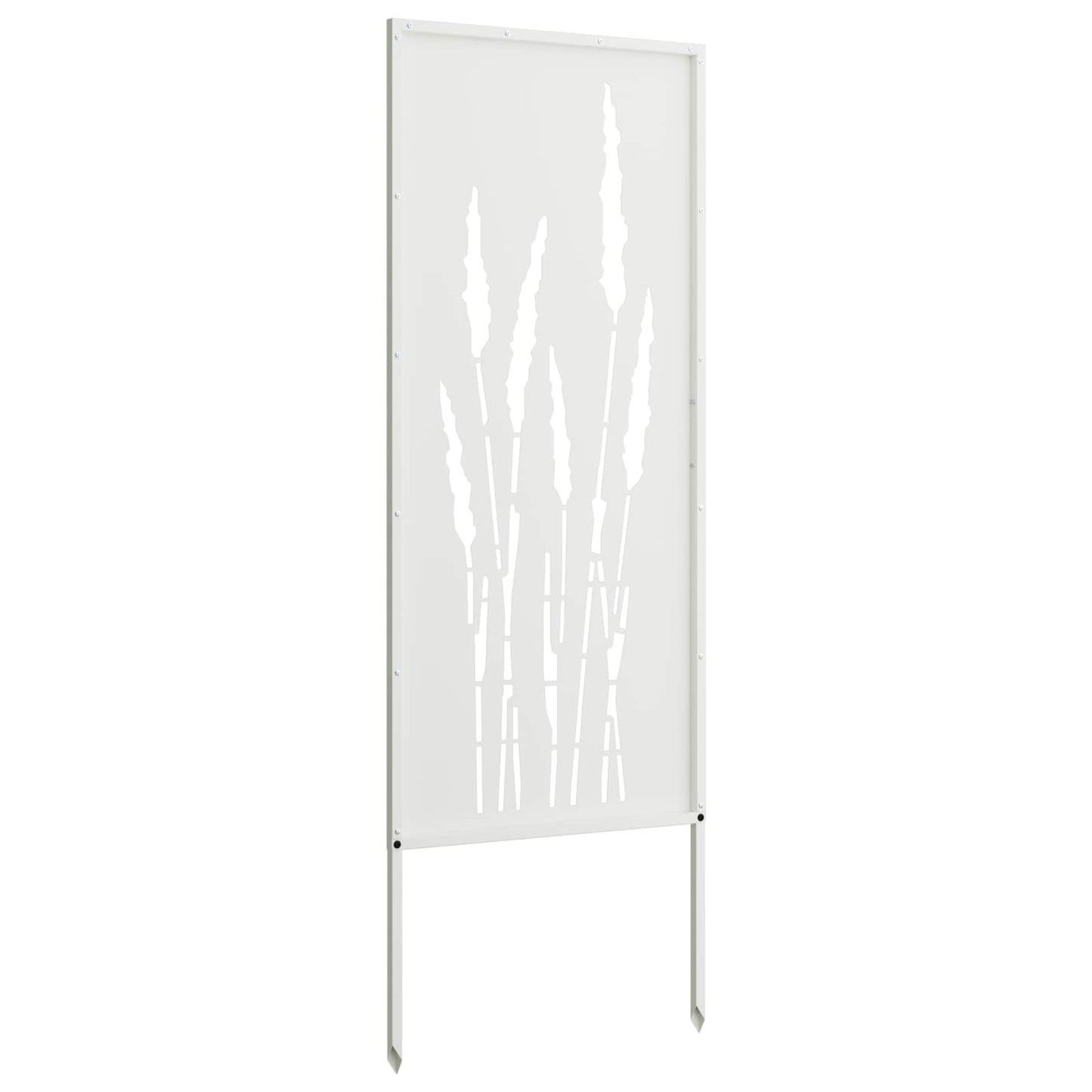 Schermo per privacy in giardino Floreale Bianco 50 x 140 cm