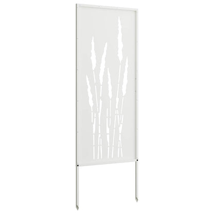 Schermo per privacy in giardino Floreale Bianco 50 x 140 cm