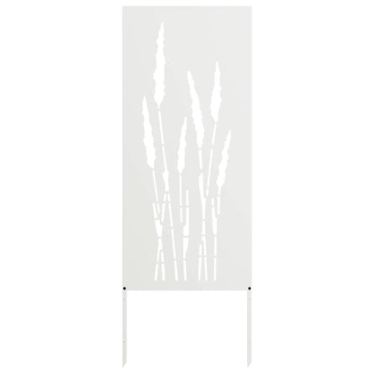 Schermo per privacy in giardino Floreale Bianco 50 x 140 cm
