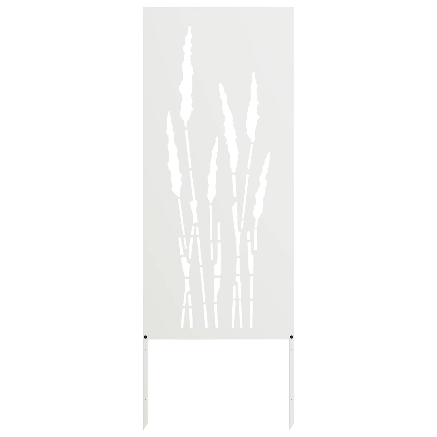 Schermo per privacy in giardino Floreale Bianco 50 x 140 cm