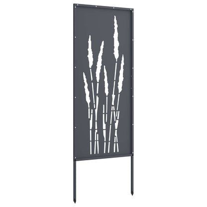 Schermo per privacy in giardino Floreale Antracite 50 x 140 cm | homemem39