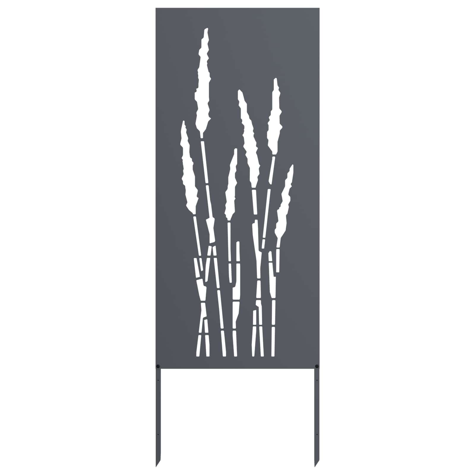 Schermo per privacy in giardino Floreale Antracite 50 x 140 cm | homemem39