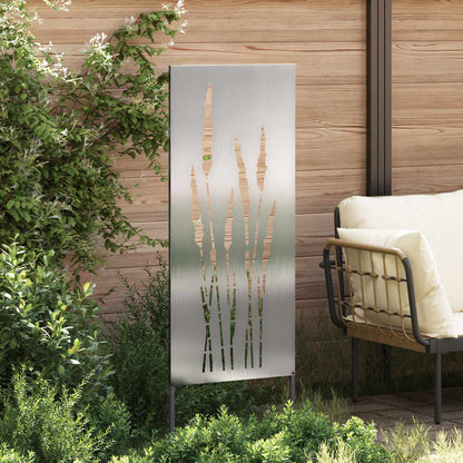 Schermo per privacy in giardino Floreale Argento 50 x 140 cm | homemem39