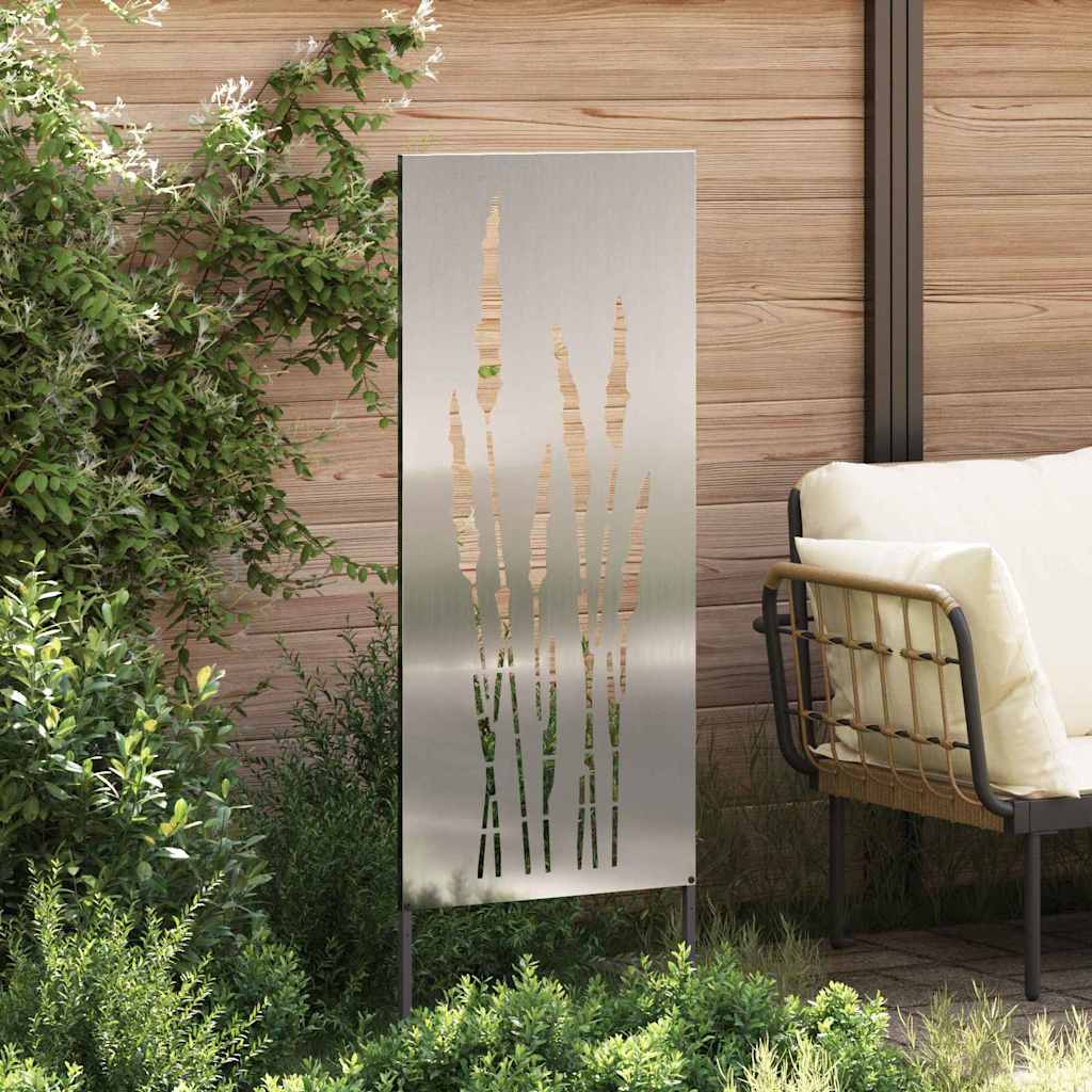 Schermo per privacy in giardino Floreale Argento 50 x 140 cm