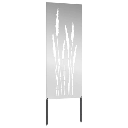 Schermo per privacy in giardino Floreale Argento 50 x 140 cm