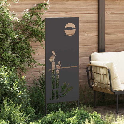 Schermo per privacy in giardino Traforo Nero 50 x 140 cm