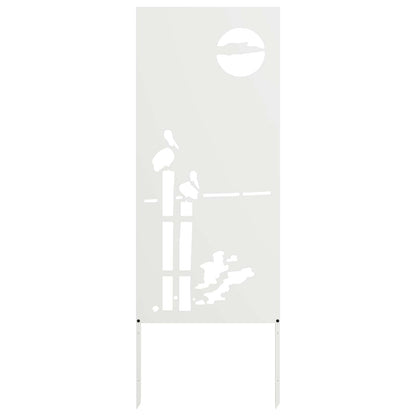 Schermo per privacy in giardino Traforo Bianco 50 x 140 cm