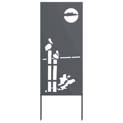 Schermo per privacy in giardino Traforo Antracite 50 x 140 cm