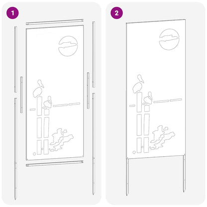 Schermo per privacy in giardino Oliver verde 50 x 140 cm