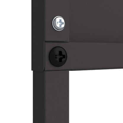 Pannello Decorativo da Giardino Nero 50 x 140 cm