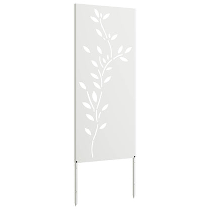 Schermo per privacy in giardino Floreale Bianco 50 x 140 cm