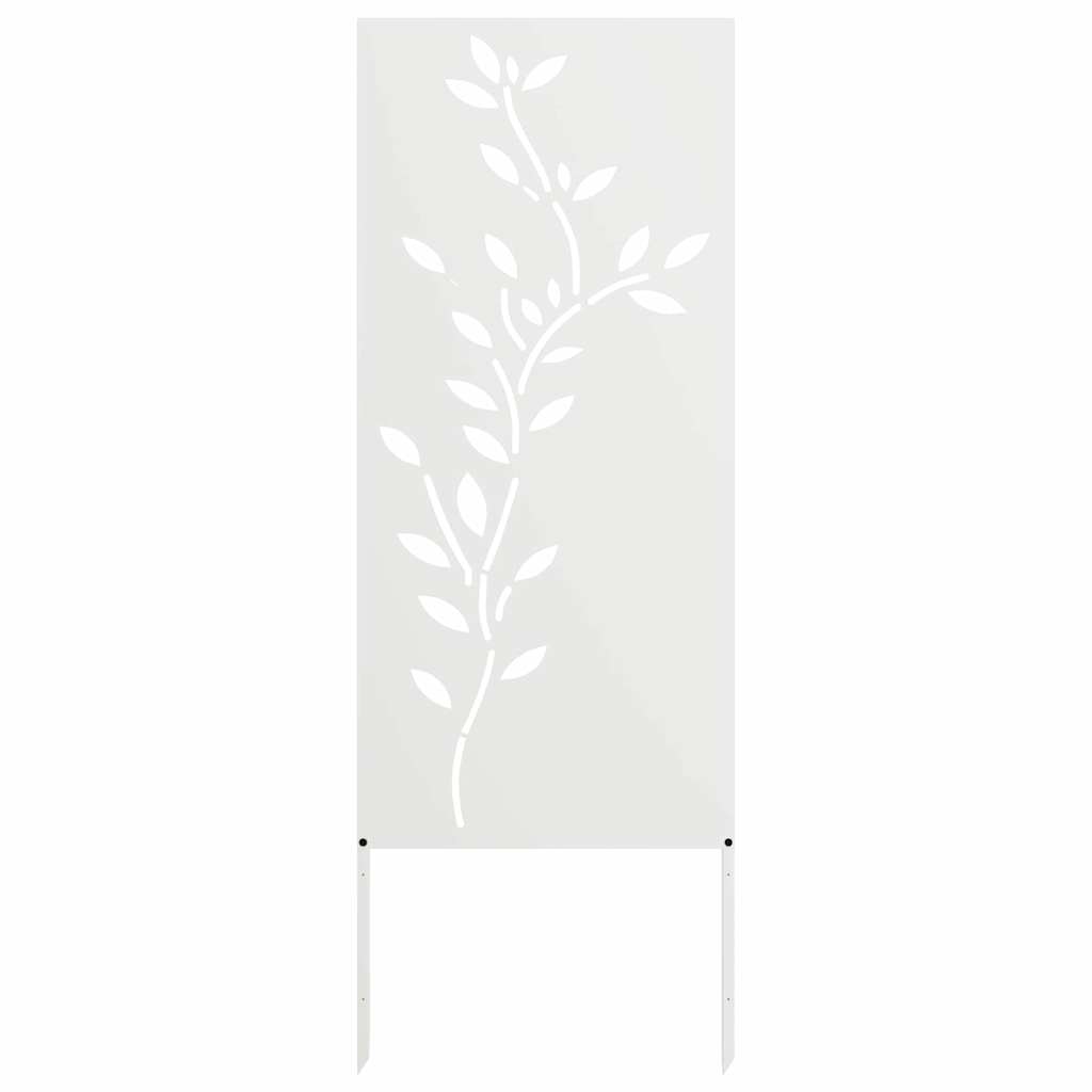 Pannello Decorativo da Giardino Bianco 50 x 140 cm