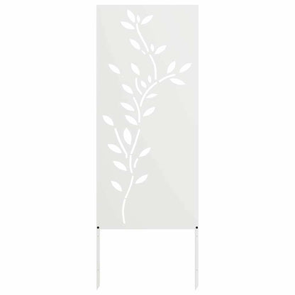 Pannello Decorativo da Giardino Bianco 50 x 140 cm
