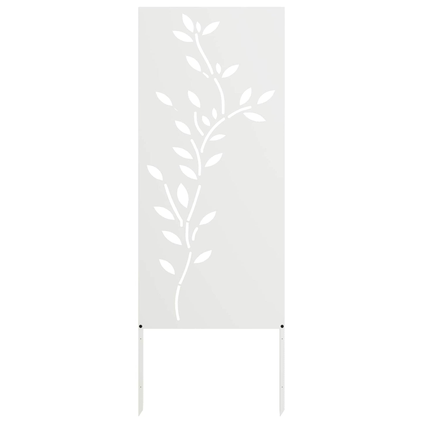 Schermo per privacy in giardino Floreale Bianco 50 x 140 cm
