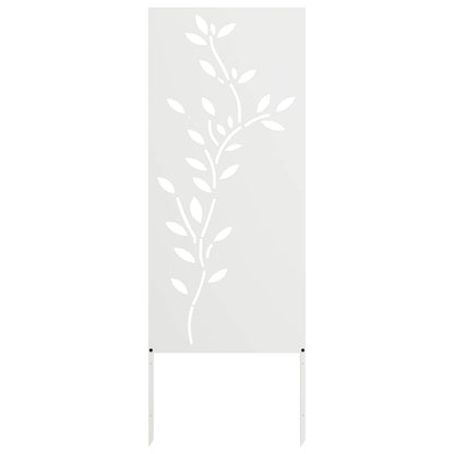 Schermo per privacy in giardino Floreale Bianco 50 x 140 cm