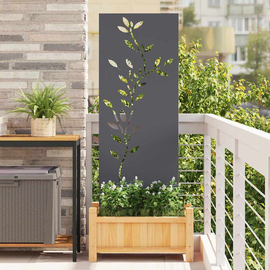 Pannello Decorativo da Giardino Antracite 50 x 140 cm