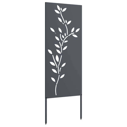 Pannello Decorativo da Giardino Antracite 50 x 140 cm