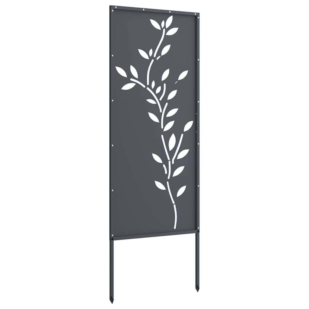 Pannello Decorativo da Giardino Antracite 50 x 140 cm