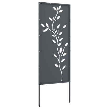 Pannello Decorativo da Giardino Antracite 50 x 140 cm