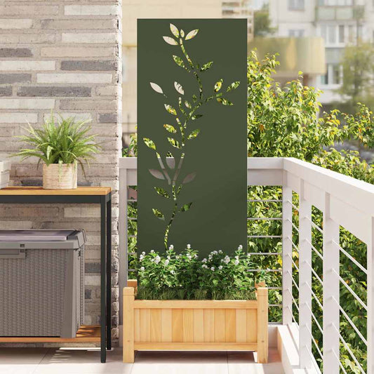 Pannello Decorativo da Giardino Oliver verde 50 x 140 cm