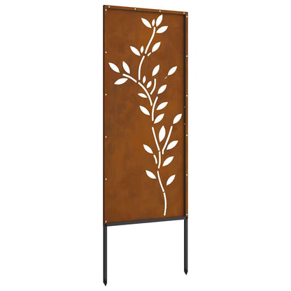 Pannello Decorativo da Giardino Ruggine 50 x 140 cm
