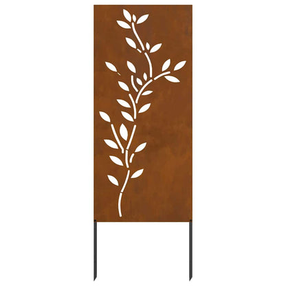 Pannello Decorativo da Giardino Ruggine 50 x 140 cm