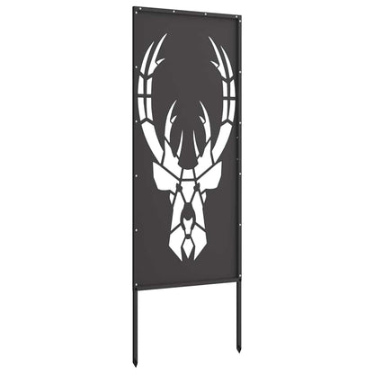 Pannello Decorativo da Giardino Nero 50 x 140 cm