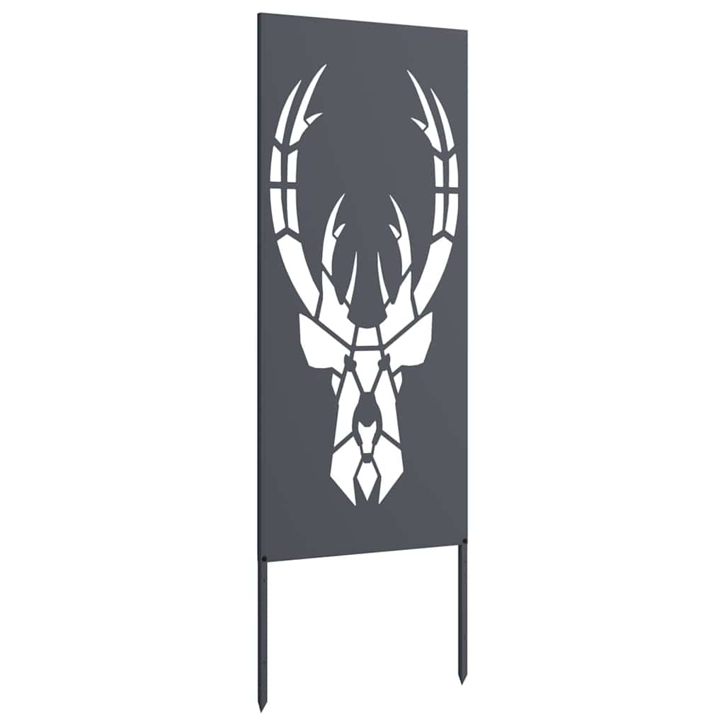 Pannello Decorativo da Giardino Antracite 50 x 140 cm